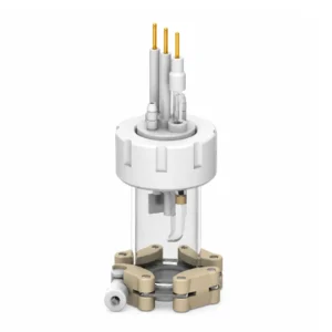 Cylindrical Quartz Electrochemical Cell Model C015 for Electrochemical Research