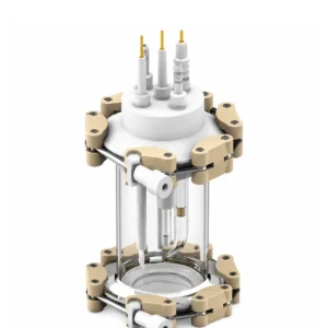Cylindrical Quartz Electrochemical Cell Model C017 for Electrochemical Research