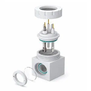 Single Chamber Full PTFE Photoelectrochemical Cell C026-1 for PEC Research