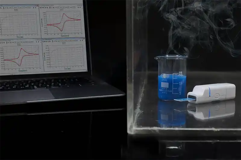 The Smallest Wireless Potentiostat in enclosed space